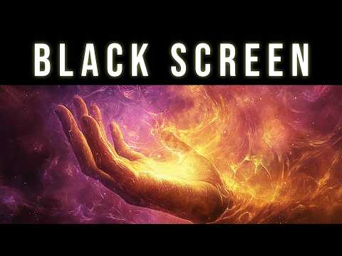 Manifest Infinite Wealth, Peace & Purpose While You Sleep | Black Screen Meditation For Abundance