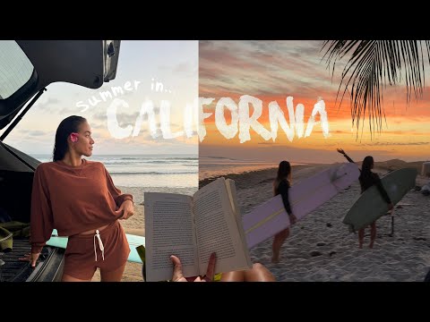 surfer girl summer in California 🌊🌅
