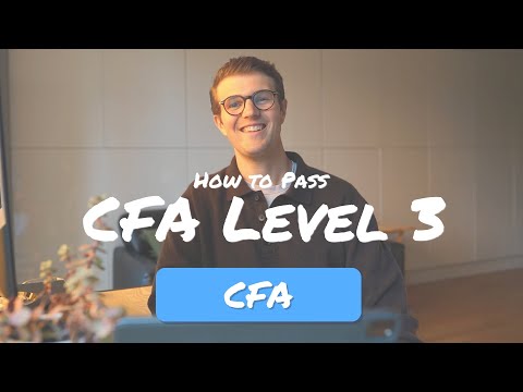 How I Passed CFA Level 3 at the First Attempt!