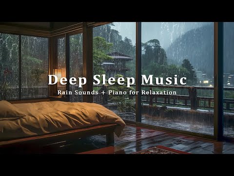 Relaxing Sleep Music + Insomnia | Rain Sounds to Healing, Stop Overthinking &amp; Stress Relief, Calming