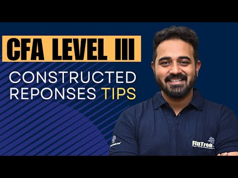CFA Level III - Constructed Reponses Tips