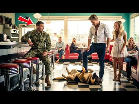 Rich Heir Kicked a German Shepherd in a Diner — Not Knowing the Dog Belonged to a Navy SEAL