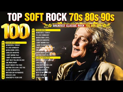 Rod Stewart, Elton John, Eric Clapton, Bee Gees, Chicago, Eagles - Soft Rock Love Songs Ever