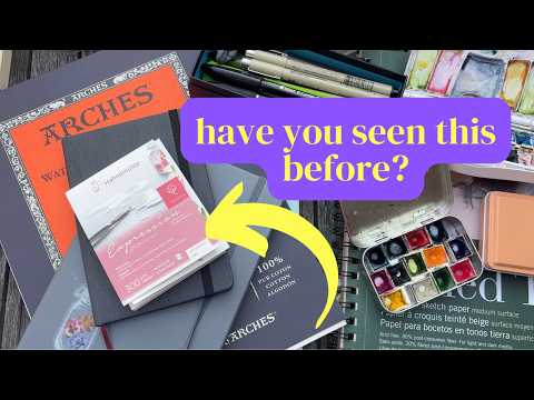 Watercolour Art Supply Tour With a RARE Paper! ⭐️ Journals, Brushes & Roman Szmal Paint Collection