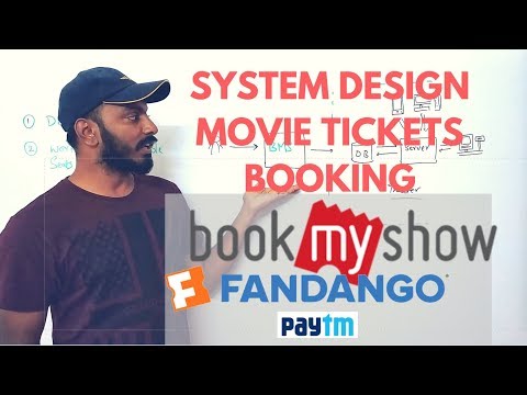 BOOKMYSHOW System Design, FANDANGO System Design | Software architecture for online ticket booking