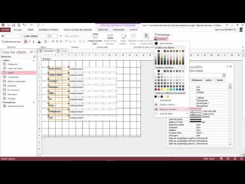 Access - Réaliser un formulaire de recherche par Liste déroulante