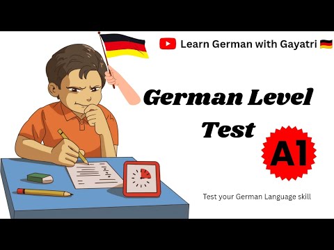 German A1 Practice Questions for beginners| German Quiz | Teste dein Deutsch #a1german #germantest 