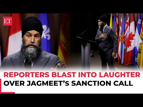 Canadian reporters laugh at Jagmeet Singh over 'sanction India' demand: 'That's not how it works…'