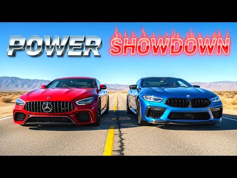 Mercedes AMG GT 63 S vs BMW M8 Competition | Ultimate Super Sedan Battle 2025!