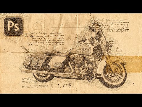 Turn Your Photo to a Sketch by Da Vinci! - Photoshop Action Review