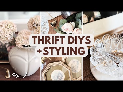 Thrifting Vintage Home Decor | DIY Flips + How I Style My Thrift Finds