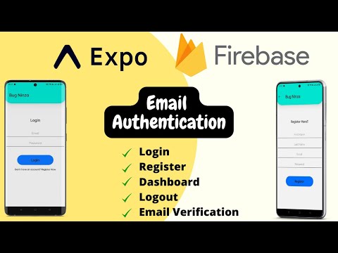 Email Authentication With Verification In React Native and Firebase App | React Native Tutorial |