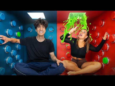 100 Mystery Knöpfe... nur EINER lässt uns entkommen! 🚨 (ft. Lucy)