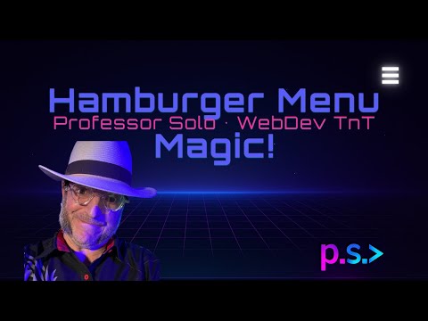 Hamburger Menu Magic — Responsive Nav, Hard Baked