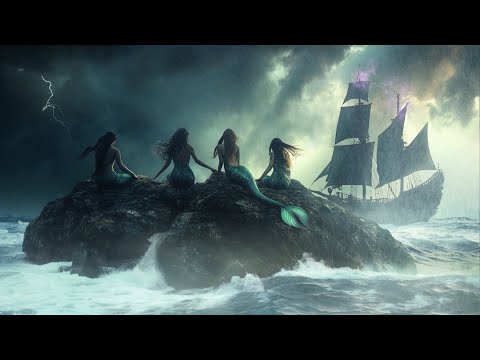 ✨🧜🏼‍♀️🌊 Mermaid Siren’s Warning | Fantasy Music & Stormy Sea | Relax, Meditate, Dream | 6 Hrs