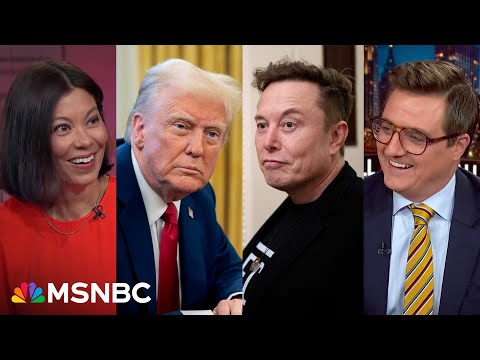 See live-action replay of Trump-Elon feud: Hayes and Wagner act out 'messy breakup'