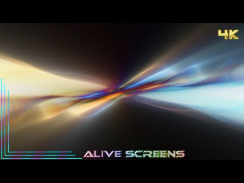 Twisted Rainbow VJ Loop Party Visuals 4K UHD Ambient TV Screen