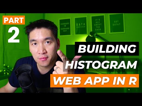 Web Apps in R: Build Interactive Histogram Web Application in R | Shiny Tutorial Ep 2