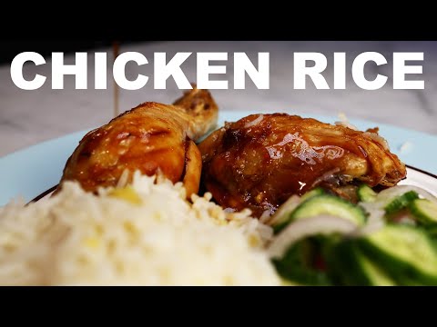 Glazed chicken rice | inspired by Hainanese dish