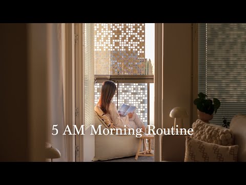 5 AM  Slow Morning  Routine I Strawberry scones , Coffee ritual  I Slow living