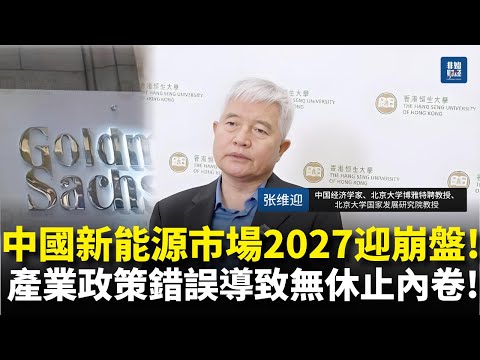 【重磅警告】高盛:中國新能源市場2027年將崩盤! 張維迎：產業政策錯誤導致無休止內卷! 警惕官商勾結! 維護法治! #产业政策 #张维迎 #反内卷  #光伏产业  #电动车 #国家补贴 #市场经济