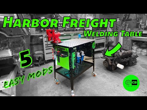 5 EASY Mods For Your CHEAP Welding Table -- Harbor Freight, Vevor or Klutch
