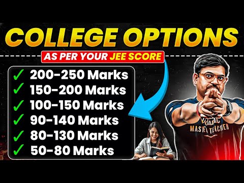 Best College Options as per JEE Main Marks | JEE Mains 2026 | Harsh Sir