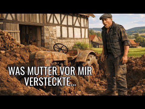 Ich fand einen Traktor von 1942 hinter der Scheune vergraben — er gehörte meiner Mutter