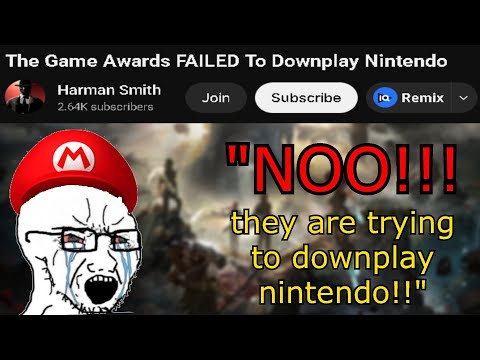 Nintendo Fanboy MELTS DOWN over the game awards...