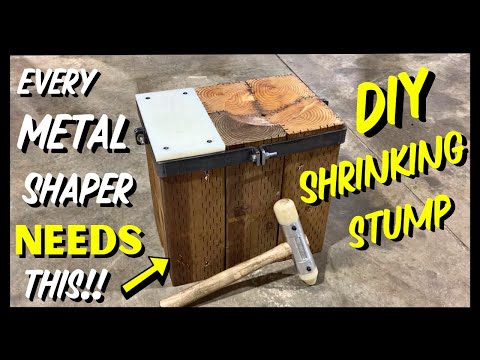 How To Make Your Own Shrinking Stump for Metal Shaping!! (EASY Step By Step Build)