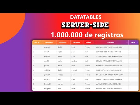 ServerSide PHP con Datatables