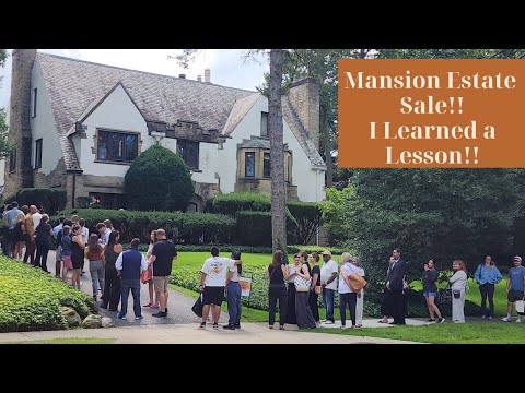 Incredible Treasures at a Mansion Estate Sale! Antiques, Thrifting, Primitives, Vintage, High end