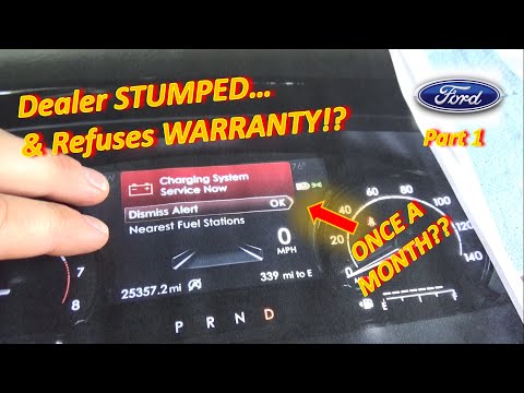 Ford Dealer STUMPED...REFUSES WARRANTY!! (Part 1 - Intermittent Charging System MALFUNCTION)