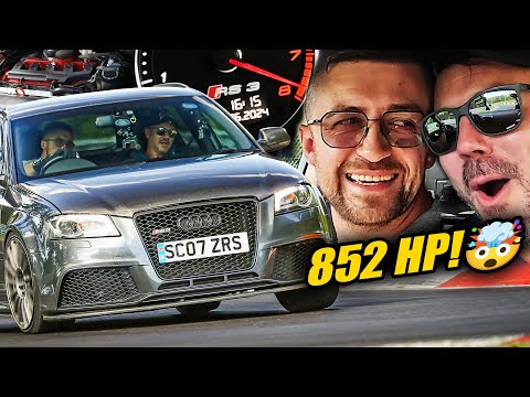 INSANE POWER! 🤯852 Horsepower AUDI RS3🤯 // Nürburgring