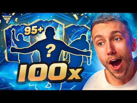 I PACKED 100 95+ RATED TOTS PLAYERS!
