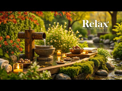 Relaxing Music + Soothing Water Sounds 🌿 Insomnia Relief, Calm Anxiety & Deep Relaxation