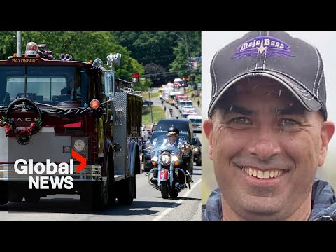 Corey Comperatore, innocent bystander killed in Trump shooting, honoured with funeral procession