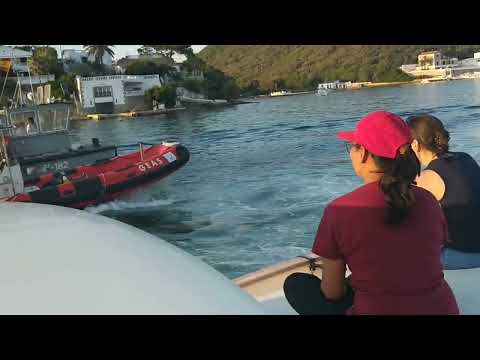 Boat parade for devine mercy of carmen🚢🚢🚤🚤|Spain
