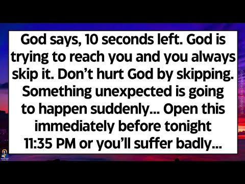 🧾God says, God is trying to reach you but you always skip it. Don’t hurt God by skipping. Open now