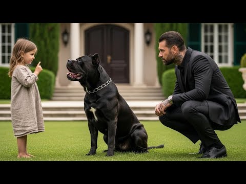 Alle fürchteten den Hund des Mafia-Bosses — bis ein obdachloses Mädchen ein Wort flüsterte