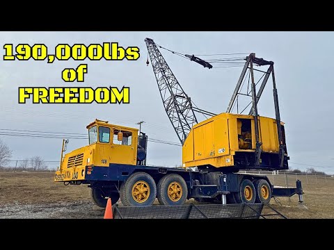 I Bought a MASSIVE 100 TON American Crane!!! (Useful? or $5500 Flag Pole!)