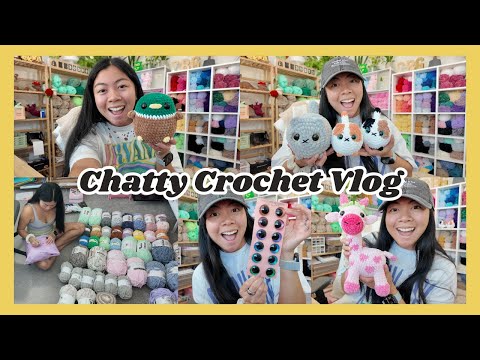 Chatty Crochet Vlog 🦋 Recent Makes, New Eyes, Happy Mail, and More! Chit Chat and Crochet With Me 🧶
