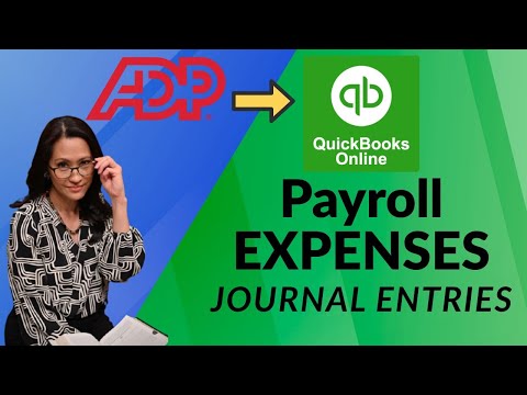 ADP Payroll Journal Entries in QuickBooks Online