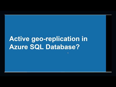 How to setup Geo-Replication in Azure SQL databases ?
