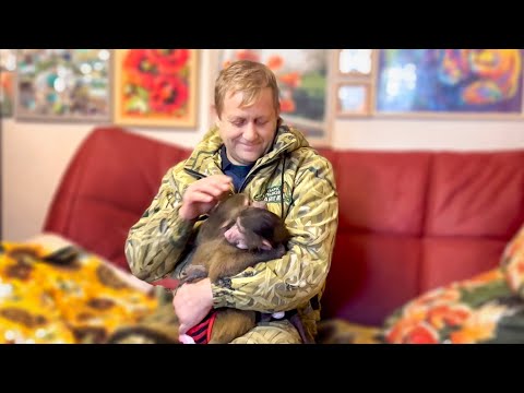 ХОХМА! Люська СБЕЖАЛА из вольера, но тут к нам зашел Олег Зубков и Люську как подменили)))