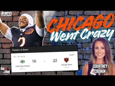 Courtney Cronin on "Wild" Bears WIN OVER Packers!!