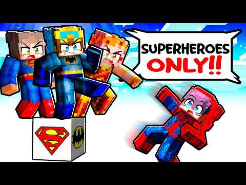 One Boy on a SUPERHERO ONLY Block!