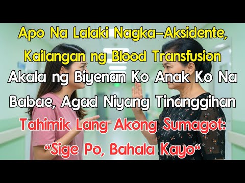 Apo Na Lalaki Nagka-Aksidente, Kailangan ng Blood Transfusion! Akala ng Biyenan Ko Anak Ko Na Babae