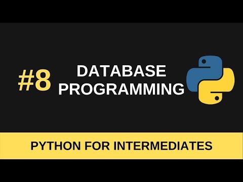 Python Intermediate Tutorial #8 - Database Programming