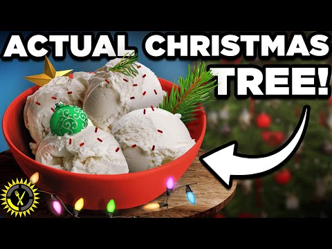 Food Theory: I Made Ice Cream Out of My Christmas Tree!